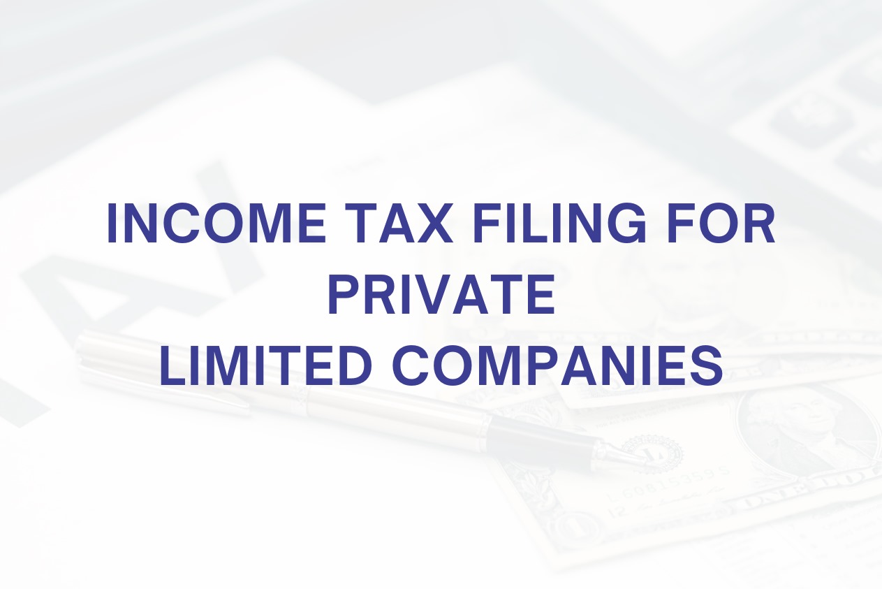 INCOMETAX Filing for Pvt Limited Companies