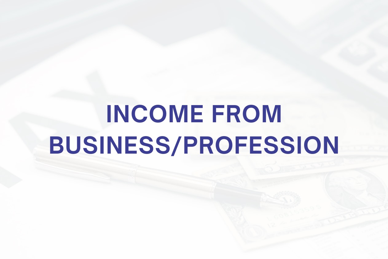 Income From Bussiness/Profession